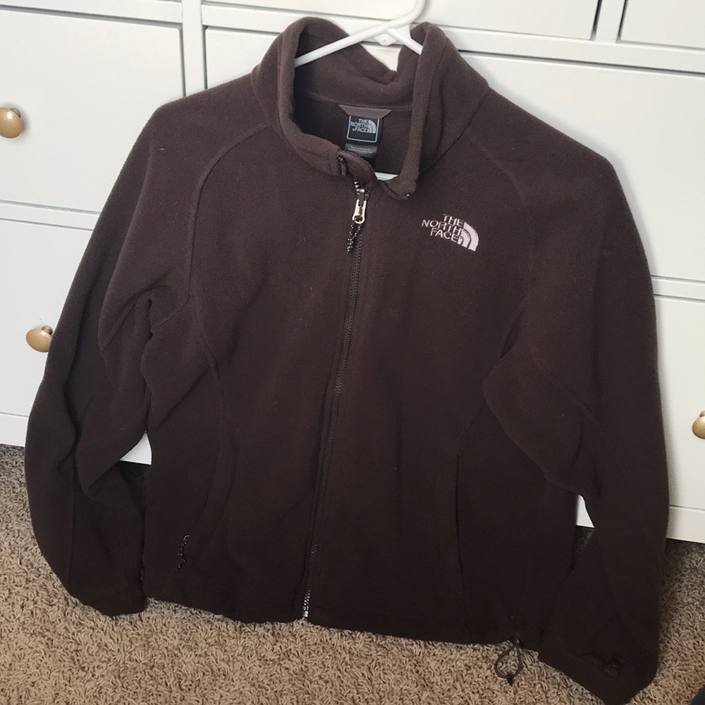 Brown North Face Fleece